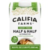 image:imageCalifia Farms  Unsweetened Better Half Half and Half Substitute 169 Oz Almond Milk Coconut Cream Coffee Creamer Keto Shelf Stable Dairy Free Plant Based Vegan169 Fl Oz Pack of 1