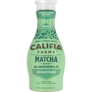 image:imageCalifia Farms  Matcha Almond Latte 48 oz Dairy Free Almond Milk Plant Based Vegan Gluten Free Non GMO Green Tea48 Fl Oz Pack of 1