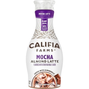 image:imageCalifia Farms  Mocha Cold Brew Coffee with Almond Milk 48 Oz 100 Arabica Dairy Free Plant Based Vegan Gluten Free Non GMO Iced Coffee