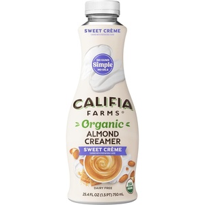 image:imageCalifia Farms Creamer Almond Salted Caramel Organic 254 Fl OzOrganic Sweet Creme