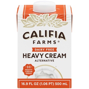 image:imageCalifia Farms  Heavy Whip Cream Dairy Free Substitute 169 Oz Soy Free Plant Based Vegan Non GMO Sugar Free Heavy Whipping Cream
