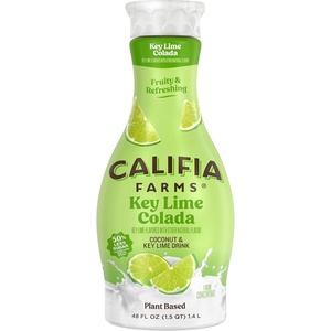 image:imageCalifia Farms  Key Lime Colada Coconut Milk and Key Lime Juice Refresher 48 Oz All Natural Fruit Beverage Vegan BPAfree NonGMO Gluten Free