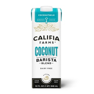 image:imageCalifia Farms  Coconut Barista Blend Coconut Milk 32 oz Shelf Stable Dairy Free Plant Based Vegan Gluten Free Non GMO Creamer32 Fl Oz Pack of 1