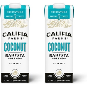 image:imageCalifia Farms  Coconut Barista Blend Coconut Milk 32 oz Shelf Stable Dairy Free Plant Based Vegan Gluten Free Non GMO Creamer32 Fl Oz Pack of 2