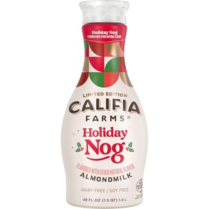 image:imageCalifia Farms  Almond Milk Seasonal Holiday Nog 48 Oz Dairy Free Soy Free Plant Based Vegan NonGMO Gluten Free Egg Nog