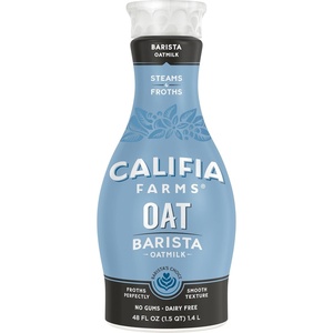 image:imageCalifia Farms  Oat Barista Blend Oat Milk 48 Oz Dairy Free Plant Based Vegan Gluten Free Non GMO High Calcium Milk Frother Creamer Oatmilk