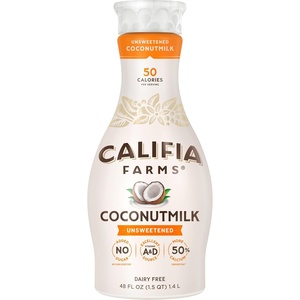 image:imageCalifia Farms  Unsweetened Coconut Milk 48 oz Dairy Free Vegan Plant Based Vegan Gluten Free Non GMO